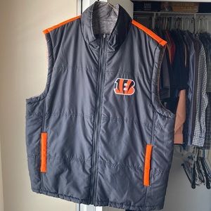 Cincinnati Bengals Reversible Vest XXL G-III Brand.